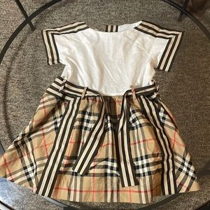 Little Girl's Burberry Dress SZ. 12 mos